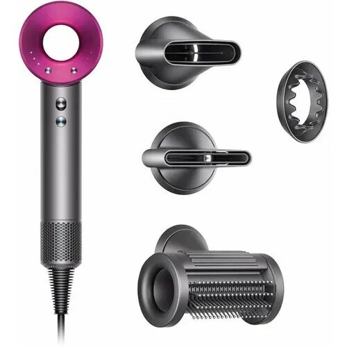 Купить Фен Dyson Supersonic HD15 серебристый/розовый в интернет-магазине DNS. Характеристики, цена Dyson Supersonic HD15 | 5446294.