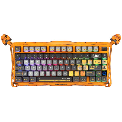 Купить Клавиатура  проводная + беспроводная GravaStar Mercury K1 Pro Yellow цвет желтый в интернет-магазине DNS. Характеристики, цена GravaStar Mercury K1 Pro Yellow | 9276737.