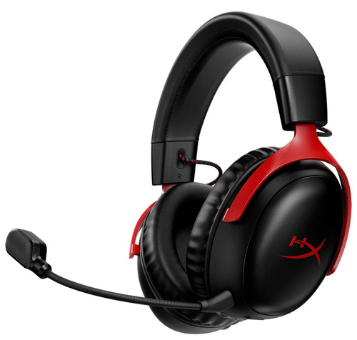 Купить Беспроводные наушники HyperX Cloud III Wireless  красный 2023 в интернет-магазине DNS. Характеристики, цена HyperX Cloud III Wireless | 9045526.