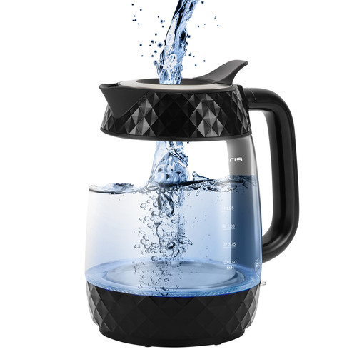 Купить Электрочайник Polaris PWK 1809CGL Water Way Pro черный в интернет-магазине DNS. Характеристики, цена Polaris PWK 1809CGL Water Way Pro | 9278217.