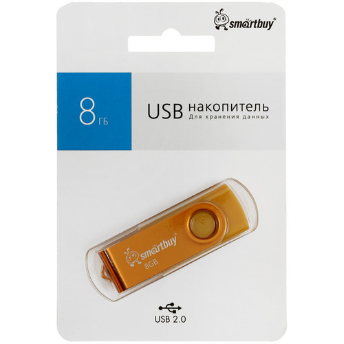 Купить Память USB Flash 8 ГБ Smartbuy Twist [SB008GB2TWY] в интернет-магазине DNS. Характеристики, цена Smartbuy Twist | 9954171.