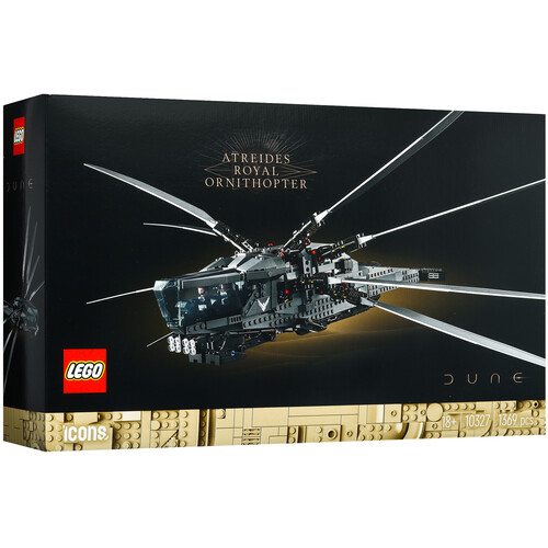 Купить Конструктор LEGO Icons Royal Ornithopter Dune Atreides в интернет-магазине DNS. Характеристики, цена LEGO Icons Royal Ornithopter Dune Atreides | 5483007.
