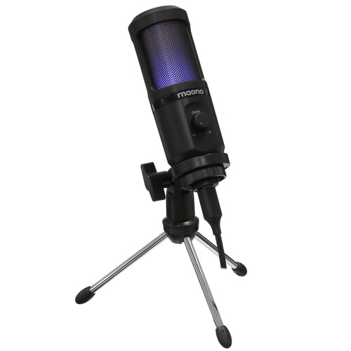 Купить Микрофон Maono AU-PM461TR RGB черный в интернет-магазине DNS. Характеристики, цена Maono AU-PM461TR RGB | 5043846.