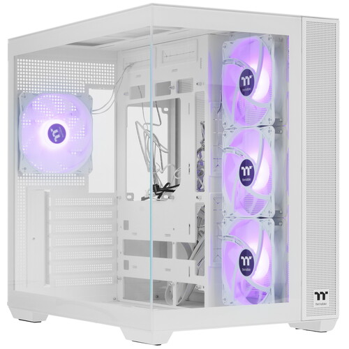 Купить Корпус Thermaltake View 380 TG ARGB Snow [CA-1Z2-00M6WN-00] белый в интернет-магазине DNS. Характеристики, цена Thermaltake View 380 TG ARGB Snow | 5462283.