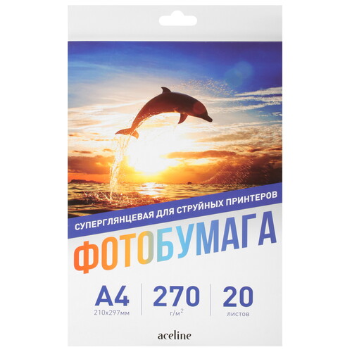 Купить Фотобумага Aceline SuperGloss [5021708] в интернет магазине DNS ...