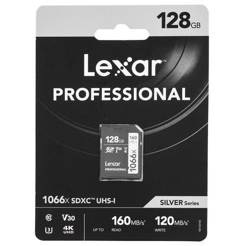 Купить Карта памяти Lexar SDXC 128 ГБ [LSD1066128G-BNNNG] в интернет-магазине DNS. Характеристики, цена  | 5456345.