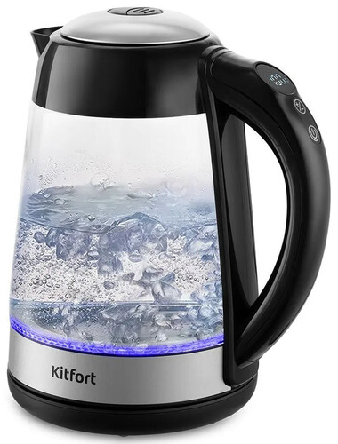 Купить Электрочайник Kitfort КТ-6126 черный в интернет-магазине DNS. Характеристики, цена Kitfort КТ-6126 | 5352736.