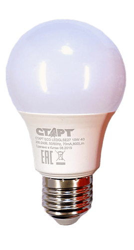 Купить Лампа светодиодная СТАРТ LED GLS E27 10W 40 в интернет-магазине DNS. Характеристики, цена СТАРТ LED GLS E27 10W 40 | 9360061.