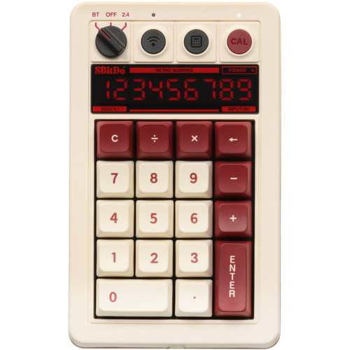 Купить Цифровой блок  проводная + беспроводная 8BitDo Retro Mechanical Numpad - Fami Edition цвет красный в интернет-магазине DNS. Характеристики, цена 8BitDo Retro Mechanical Numpad - Fami Edition | 5465254.