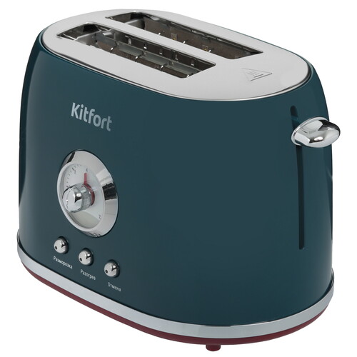 Купить Тостер Kitfort КТ-9801 бирюзовый в интернет-магазине DNS. Характеристики, цена Kitfort КТ-9801 | 9259065.