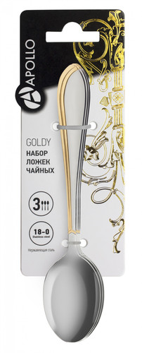 Купить Ложка чайная Apollo Goldy в интернет-магазине DNS. Характеристики, цена Apollo Goldy | 9342170.