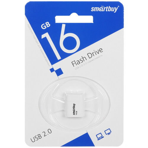 Купить Память USB Flash 16 ГБ Smartbuy LARA [SB16GBLARA-W] в интернет-магазине DNS. Характеристики, цена Smartbuy LARA | 5453699.