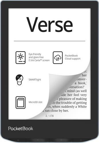 Купить 6" Электронная книга PocketBook 629 Verse голубой в интернет-магазине DNS. Характеристики, цена PocketBook 629 Verse | 9196494.