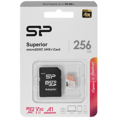 Купить Карта памяти Silicon Power Superior microSDXC 256 ГБ [SP256GBSTXDV3V20SP] в интернет-магазине DNS. Характеристики, цена  | 9310457.