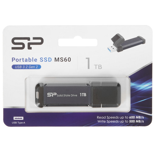 Купить 1000 ГБ Внешний SSD Silicon Power MS60 [SP001TBUF3S60V1B] в интернет-магазине DNS. Характеристики, цена Silicon Power MS60 | 5441688.