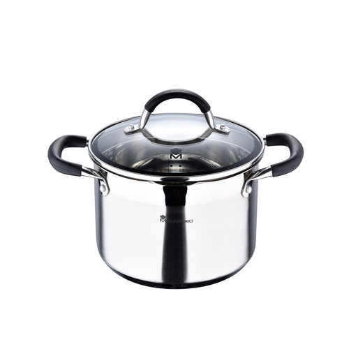 Купить Кастрюля Masterpro Foodies MP 4 л 20 см серый в интернет-магазине DNS. Характеристики, цена Masterpro Foodies MP | 9254956.