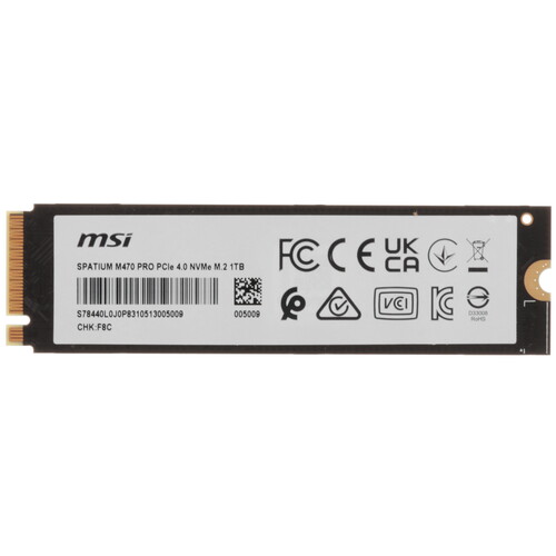 Купить 1000 ГБ M.2 NVMe накопитель MSI SPATIUM M470 PRO [S78-440L0J0-P83] в интернет-магазине DNS. Характеристики, цена MSI SPATIUM M470 PRO | 5622964.
