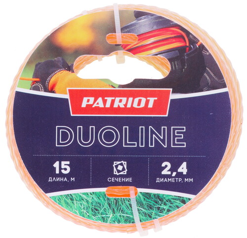 Купить Леска для триммеров Patriot Duoline 805401161 в интернет-магазине DNS. Характеристики, цена Patriot Duoline 805401161 | 1246216.