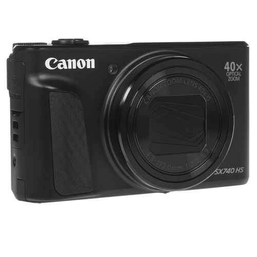 Купить Компактный фотоаппарат Canon PowerShot SX740 HS черный в ...
