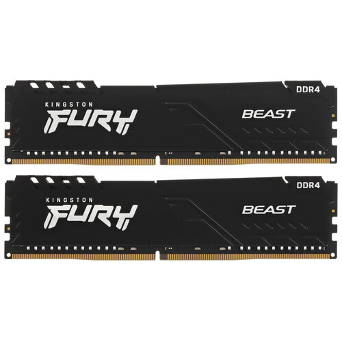 Купить Оперативная память Kingston FURY Beast Black [KF432C16BB1K2/32 -SP] 32 ГБ в интернет-магазине DNS. Характеристики, цена Kingston FURY Beast Black | 5499859.