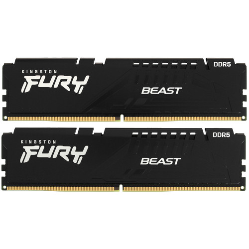 Купить Оперативная память Kingston FURY Beast Black [KF556C40BBK2-32] 32 ГБ в интернет-магазине DNS. Характеристики, цена Kingston FURY Beast Black | 5053563.
