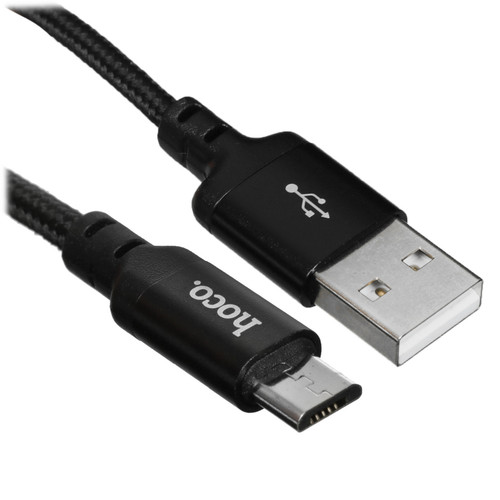 Купить Кабель Hoco micro USB-B - USB Type-A черный в интернет-магазине DNS. Характеристики, цена Hoco X14 | 5470812.