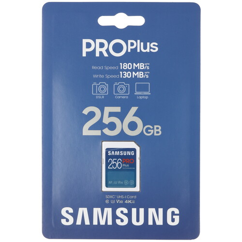 Купить Карта памяти Samsung PRO Plus SDXC 256 ГБ [MB-SD256S/APC] в интернет-магазине DNS. Характеристики, цена  | 5465055.