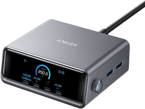 Купить Сетевое зарядное устройство Anker Prime Charger серый в интернет-магазине DNS. Характеристики, цена Anker Prime Charger | 5663393.