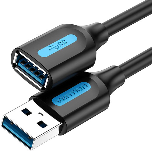 Купить Кабель Vention USB Type-A - USB Type-A черный в интернет-магазине DNS. Характеристики, цена  | 9380569.