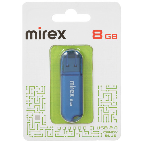 Купить Память USB Flash 8 ГБ Mirex CANDY BLUE [13600-FMUCBU08] в интернет-магазине DNS. Характеристики, цена Mirex CANDY BLUE | 5669315.