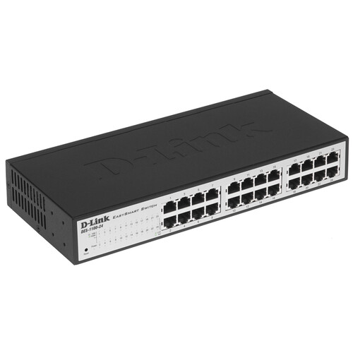 Купить Коммутатор D-Link DES-1100-24 24x10/100/1000Base-T в интернет-магазине DNS. Характеристики, цена  | 7928465.