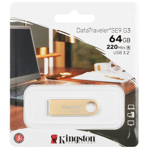 Купить Память USB Flash 64 ГБ Kingston DataTraveler SE9 G3 [DTSE9G3/64GB] в интернет-магазине DNS. Характеристики, цена Kingston DataTraveler SE9 G3 | 5449020.