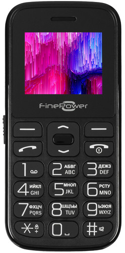 Купить Сотовый телефон FinePower SR281 черный в интернет-магазине DNS. Характеристики, цена FinePower SR281 | 5064195.