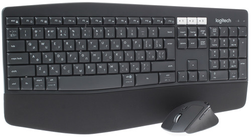 Купить Клавиатура+мышь беспроводная   Logitech MK850 Performance черный в интернет-магазине DNS. Характеристики, цена Logitech MK850 Performance | 1103434.