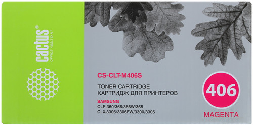 Купить Картридж лазерный Cactus CS-CLT-M406S пурпурный, с чипом в интернет-магазине DNS. Характеристики, цена Cactus CS-CLT-M406S | 6679131.