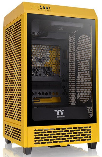 Купить Корпус Thermaltake The Tower 200 Bumblebee [CA-1X9-00S4WN-00] желтый в интернет-магазине DNS. Характеристики, цена Thermaltake The Tower 200 Bumblebee | 9186066.