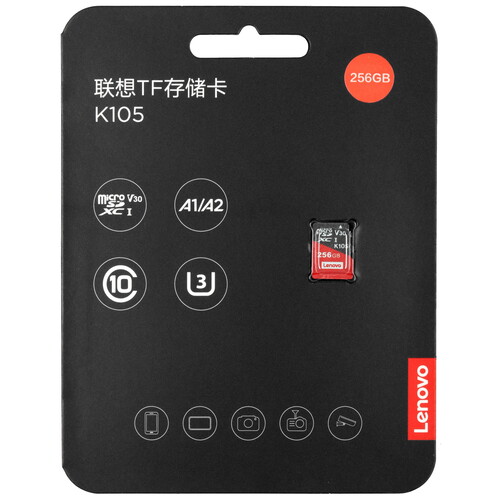 Купить Карта памяти Lenovo K105 microSDXC 256 ГБ [36006194] в интернет-магазине DNS. Характеристики, цена  | 5451811.