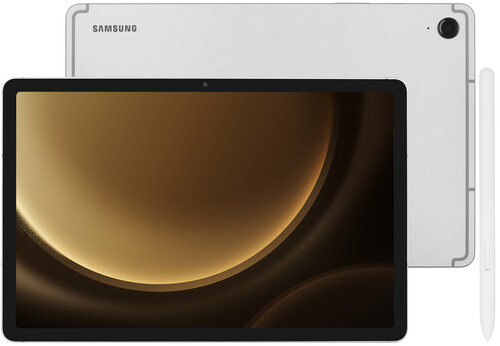 Купить 10.9" Планшет Samsung Galaxy Tab S9 FE 5G 128 ГБ серебристый + стилус в интернет-магазине DNS. Характеристики, цена Samsung Galaxy Tab S9 FE 5G | 5455506.