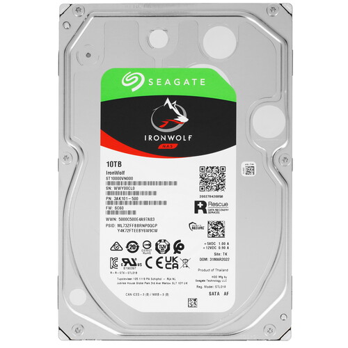 Купить 10 ТБ Жесткий диск Seagate IronWolf [ST10000VN000] в интернет-магазине DNS. Характеристики, цена Seagate IronWolf | 5047770.