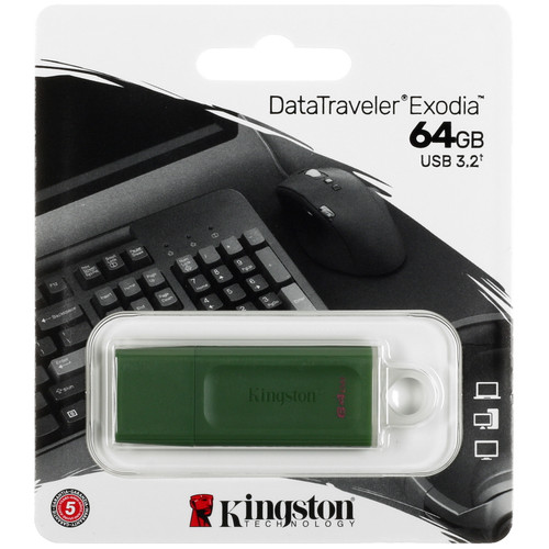 Купить Память USB Flash 64 ГБ Kingston DataTraveler Exodia [KC-U2G64-7GG] в интернет-магазине DNS. Характеристики, цена Kingston DataTraveler Exodia | 5442012.