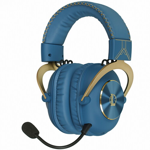 Купить Наушники проводные Logitech G PRO X League of Legends Edition [охватывающие, закрытые, 20-20000 Гц, микр., рег.гром, 7.1, каб. 2м, разъем 2*3.5, синие в интернет-магазине DNS. Характеристики, цена  | 5040213.