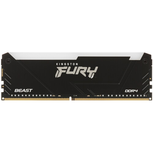 Купить Оперативная память Kingston FURY Beast Black RGB [KF432C16BB12A/16WP] 16 ГБ в интернет-магазине DNS. Характеристики, цена Kingston FURY Beast Black RGB | 5638520.