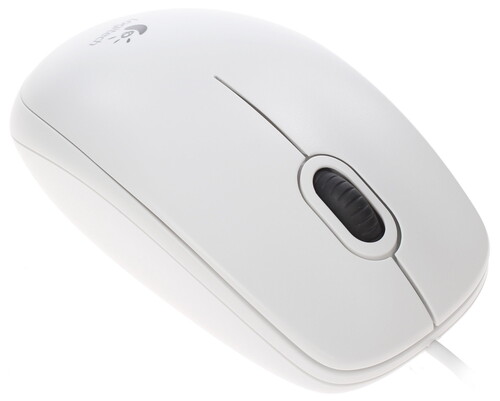 Купить Мышь проводная Logitech B100 [910-003360] белый в интернет-магазине DNS. Характеристики, цена Logitech B100 | 0172290.