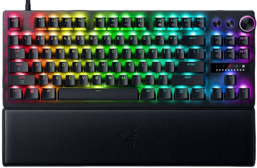 Купить Клавиатура  проводная Razer Huntsman V3 Pro Tenkeyless цвет черный в интернет-магазине DNS. Характеристики, цена Razer Huntsman V3 Pro Tenkeyless | 5651892.