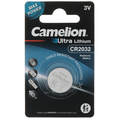 Купить Батарейка Camelion Lithium [CR2032, литиевая,  1 шт] в интернет-магазине DNS. Характеристики, цена  | 9117676.