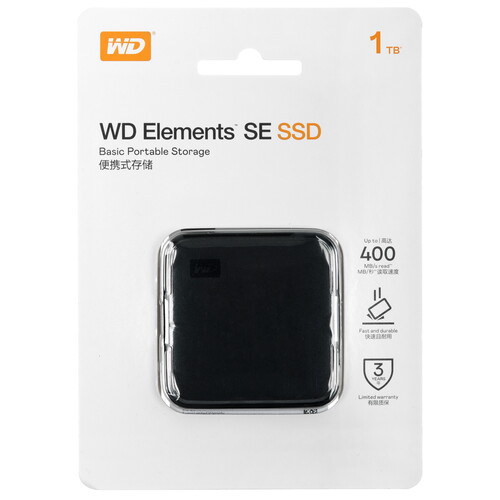 Купить 1000 ГБ Внешний SSD WD Elements SE [WDBAYN0010BBK-CESN] в интернет-магазине DNS. Характеристики, цена WD Elements SE | 5458814.