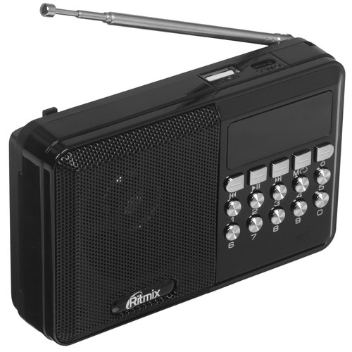 Купить Радиоприемник Ritmix RPR-001 черный в интернет-магазине DNS. Характеристики, цена Ritmix RPR-001 | 9071563.