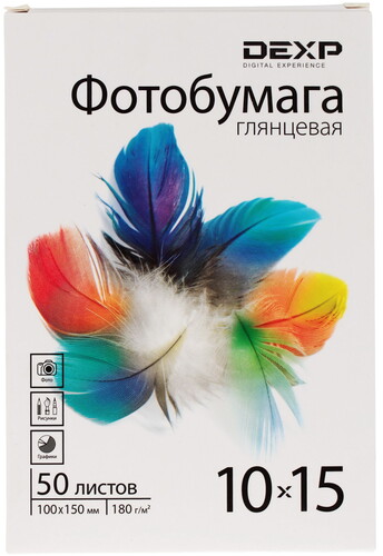 Купить Фотобумага DEXP Glossy 0805541 в интернет-магазине DNS. Характеристики, цена DEXP Glossy 0805541 | 1018932.