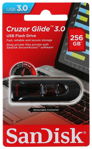 Купить Память USB Flash 256 ГБ SanDisk Cruzer Glide [SDCZ600-256G-G35] в интернет-магазине DNS. Характеристики, цена SanDisk Cruzer Glide | 1106268.