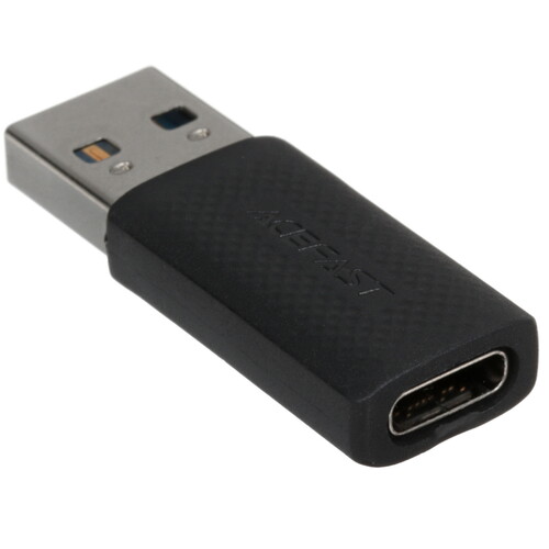 Купить Переходник Acefast USB Type-A - USB Type-C черный в интернет-магазине DNS. Характеристики, цена  | 5463721.